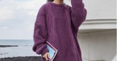 2020新款秋冬潮网红复古宽松外穿港味慵懒风麻花毛衣女冬加厚