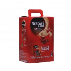 雀巢速溶咖啡1+2原味咖啡浓臻交响三合一咖啡特浓咖啡30条