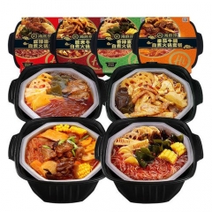 海底捞 方便速食 自煮火锅 麻辣嫩牛435g(自热火锅方便速食)
