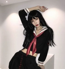 何某家 瘾 原创不良JK制服手骨白骨刺绣暗黑系