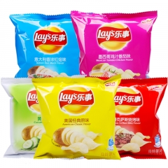 【春日限定】乐事气泡薯片65g*5包膨化休闲零食多口味多组合