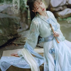 现货！三十六雨惊鸿-春季传统汉服绣花刺绣汉服齐胸齐腰襦裙
