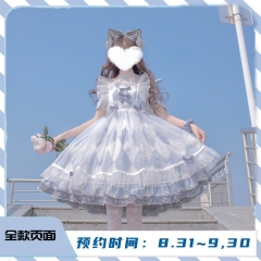 【经典款全款预约页面】8.31到9.30双子爱丽丝 lolita裙子 jskop 图片色 M