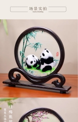 蜀绣如意摆件
